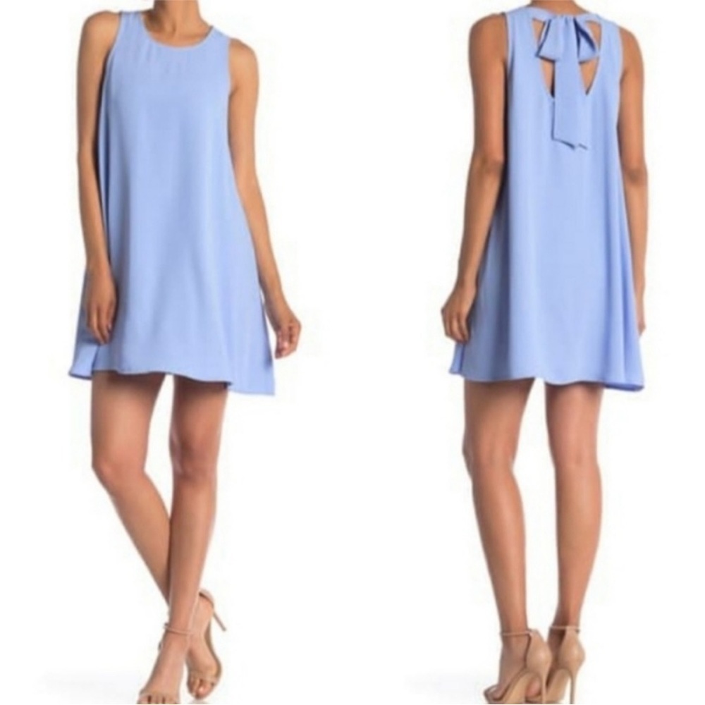 Amanda Uprichard for Le Tote • Light Blue Sleeveless Swing Dress